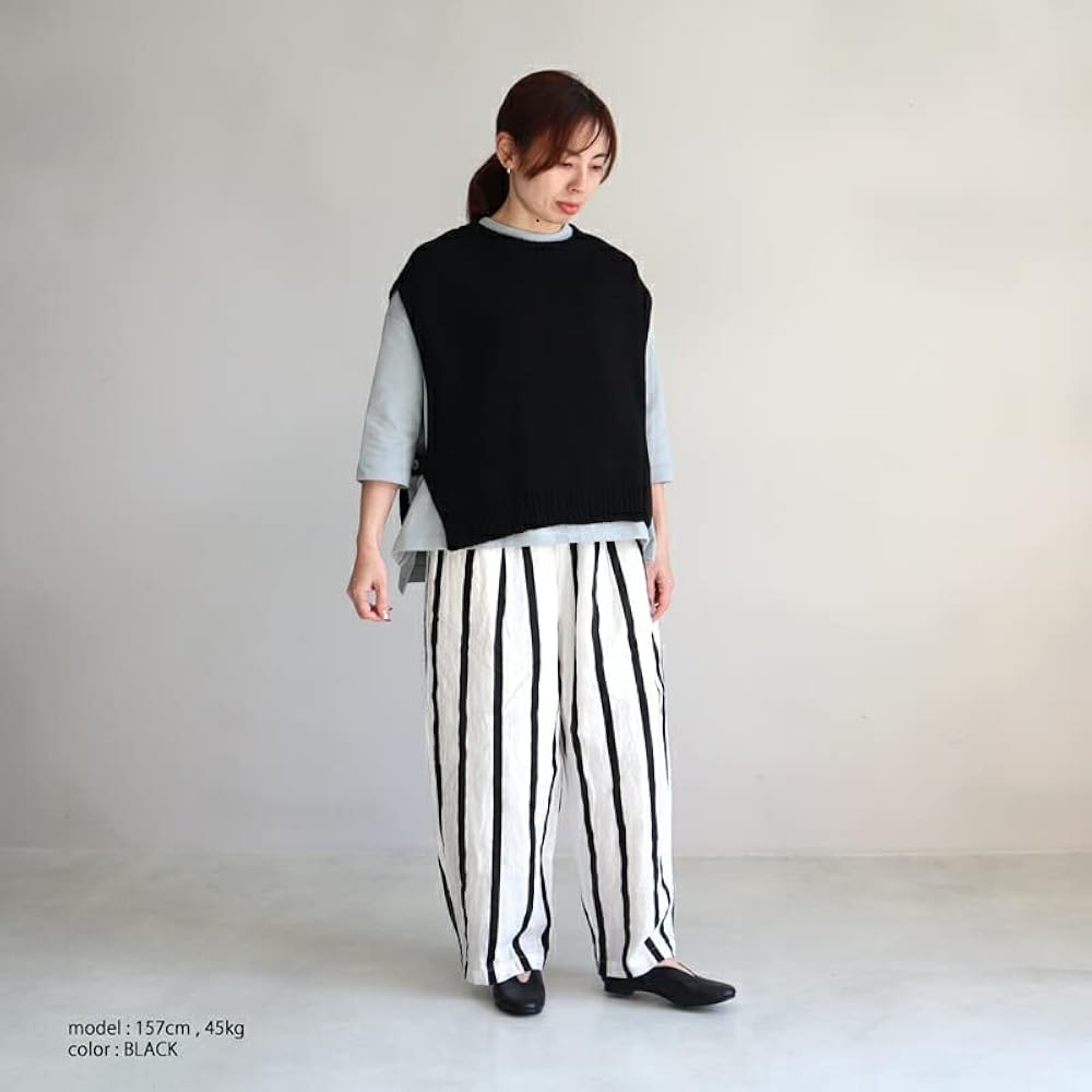 Amazon | [ユティリテ] ペルー ニットベスト UT307SSK11 (F, 10